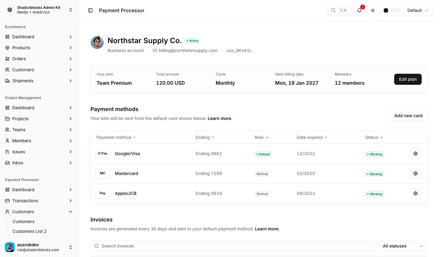 Payments · Customer Detail